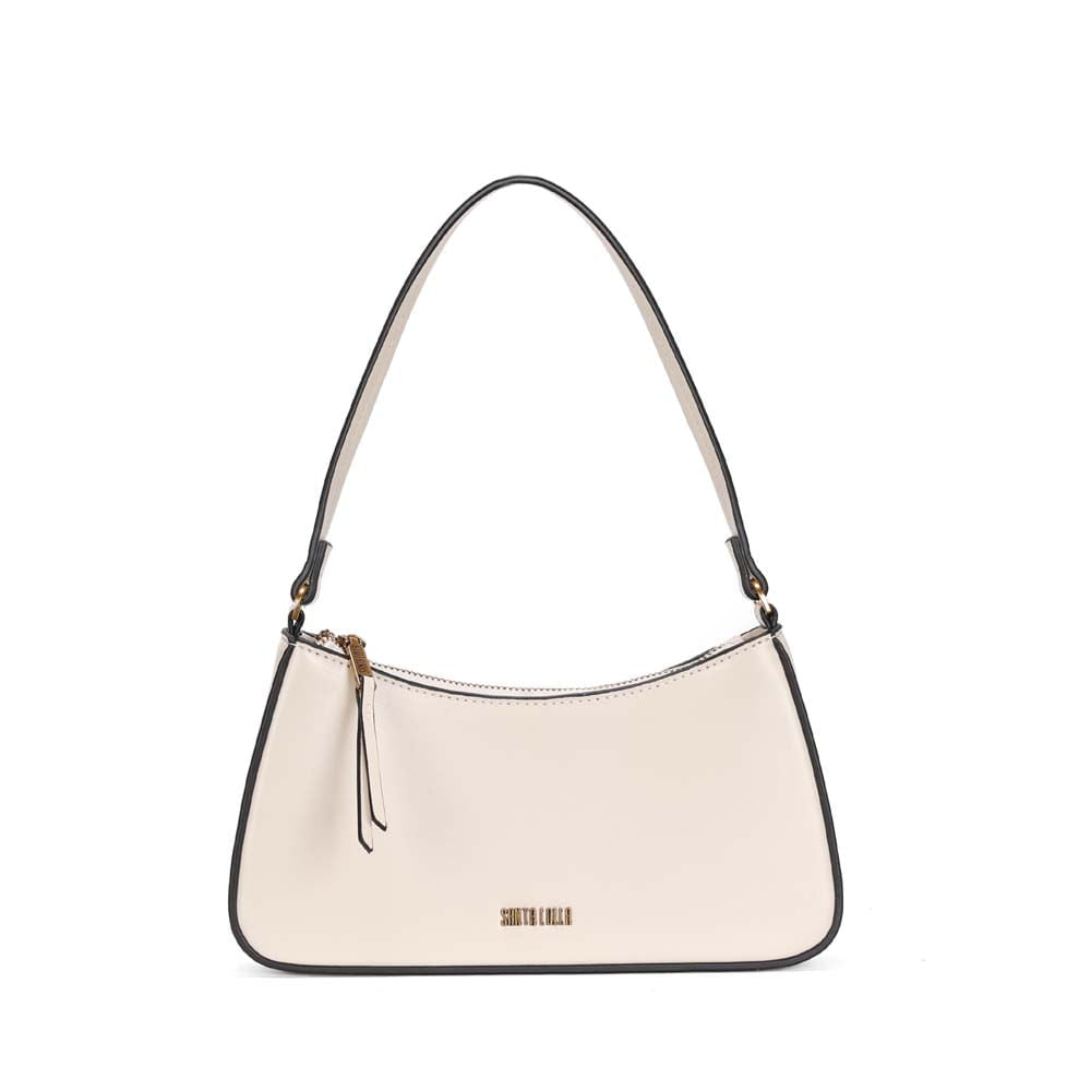 Bolsa Baguete Santa Lolla Off White Vivo Preto