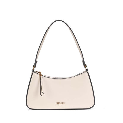 Bolsa Baguete Santa Lolla Off White Vivo Preto