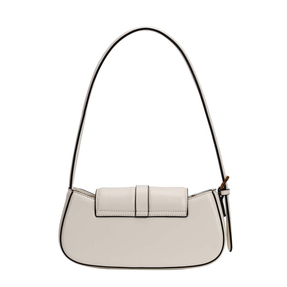 Bolsa Baguete Santa Lolla Off White Vivo Preto