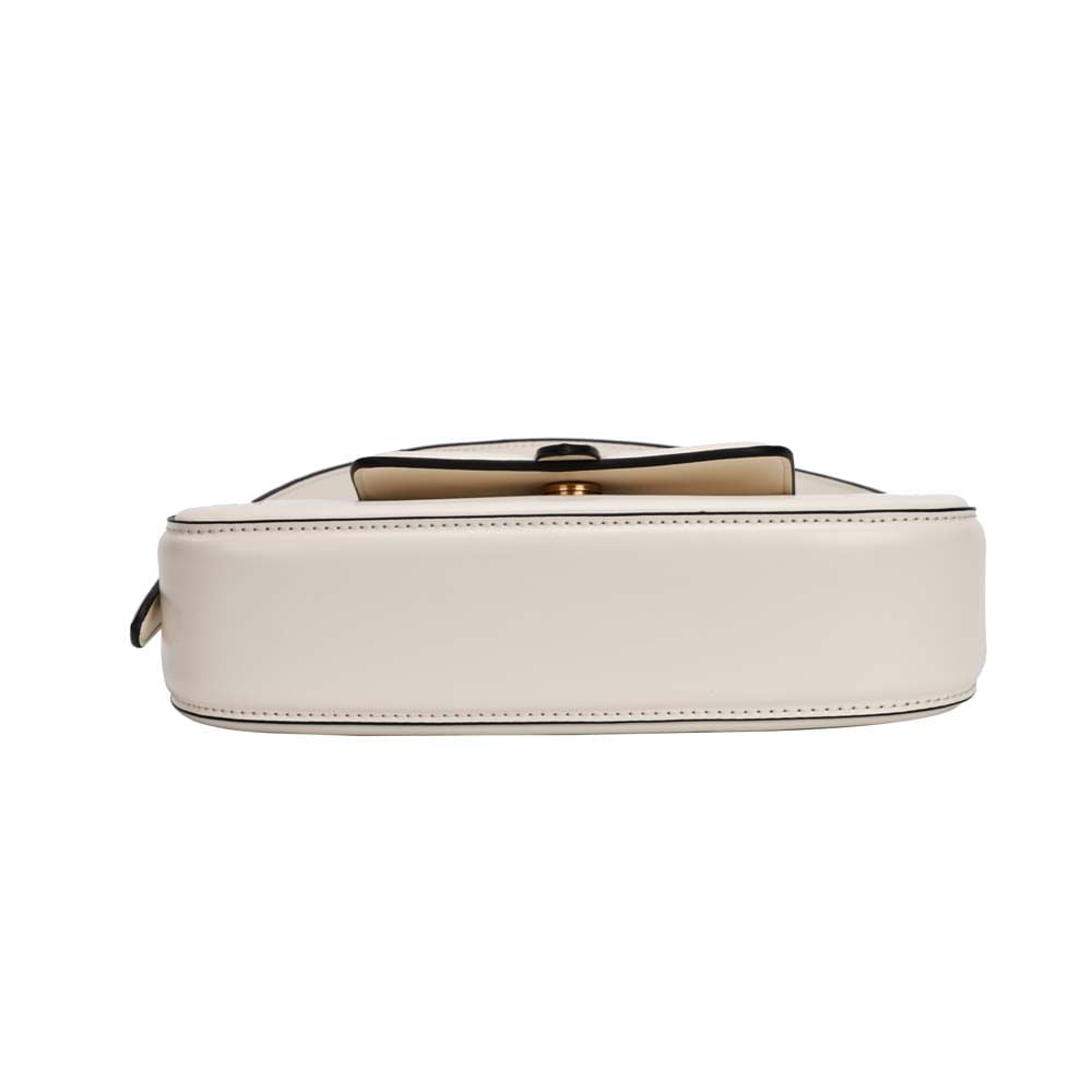 Bolsa Baguete Santa Lolla Off White Vivo Preto