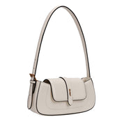 Bolsa Baguete Santa Lolla Off White Vivo Preto