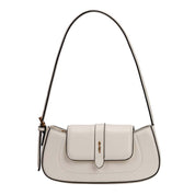 Bolsa Baguete Santa Lolla Off White Vivo Preto