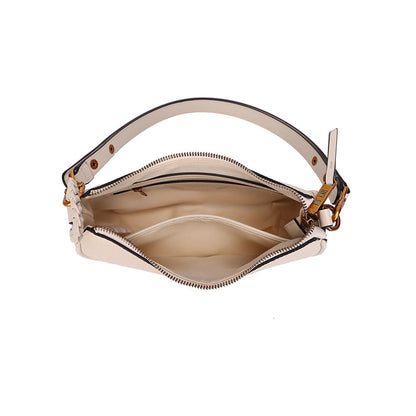 Bolsa Baguete Santa Lolla Preta Alça De Ombro