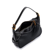 Bolsa Baguete Santa Lolla Preta Alça De Ombro 