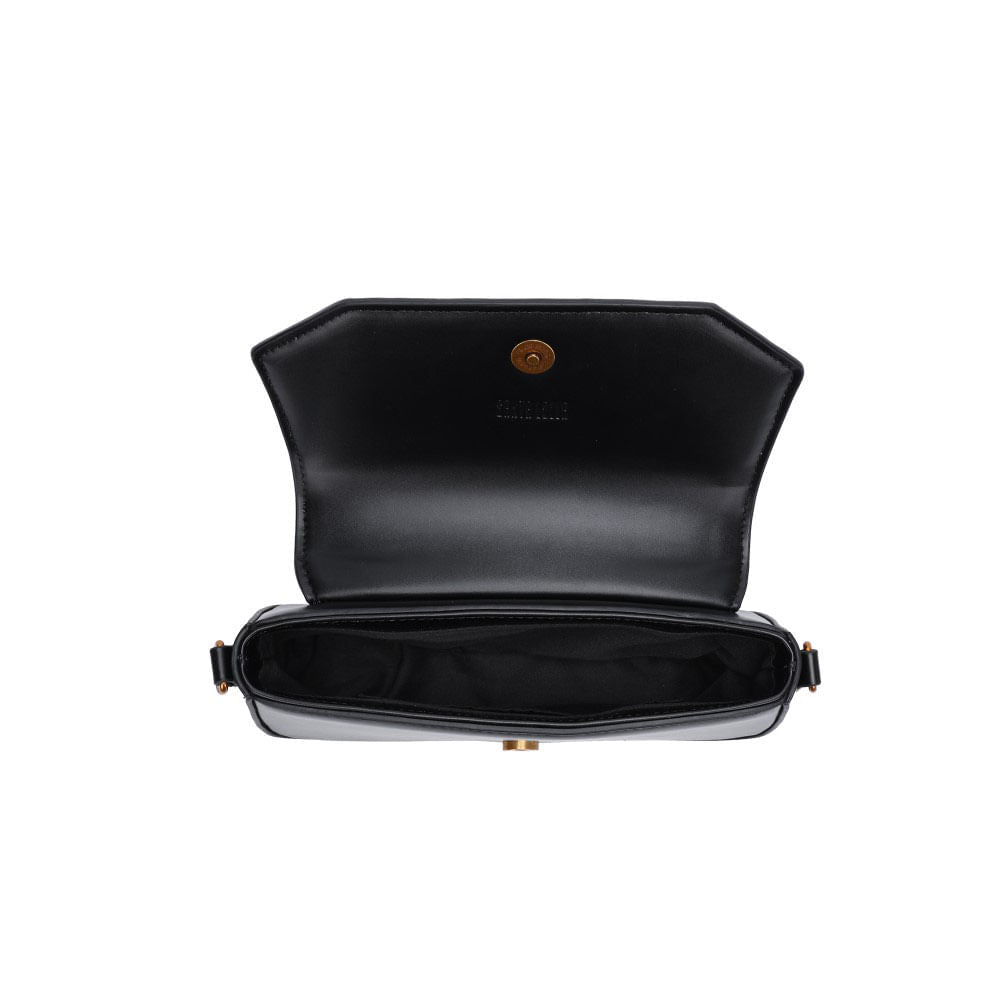 Bolsa Baguete Santa Lolla Preta Alça Dupla