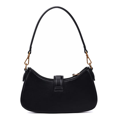 Bolsa Baguete Santa Lolla Preta Alça Dupla