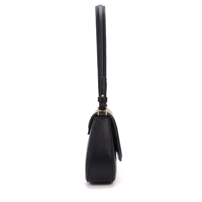 Bolsa Baguete Santa Lolla Preta Alças Ajustáveis