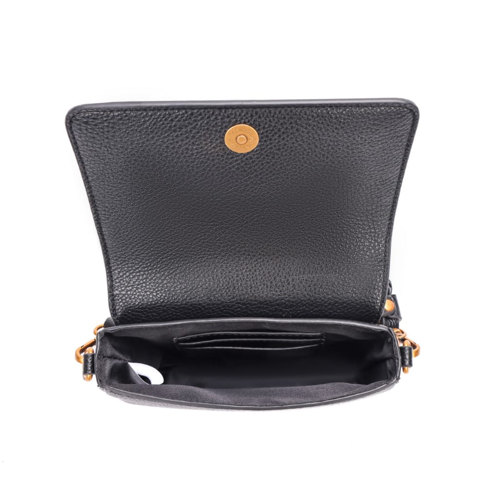 Bolsa Baguete Santa Lolla Preta Duas Alças 