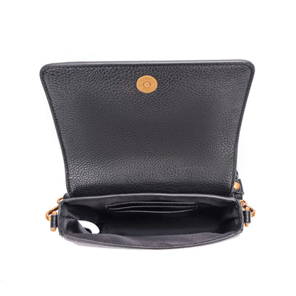 Bolsa Baguete Santa Lolla Preta Duas Alças 