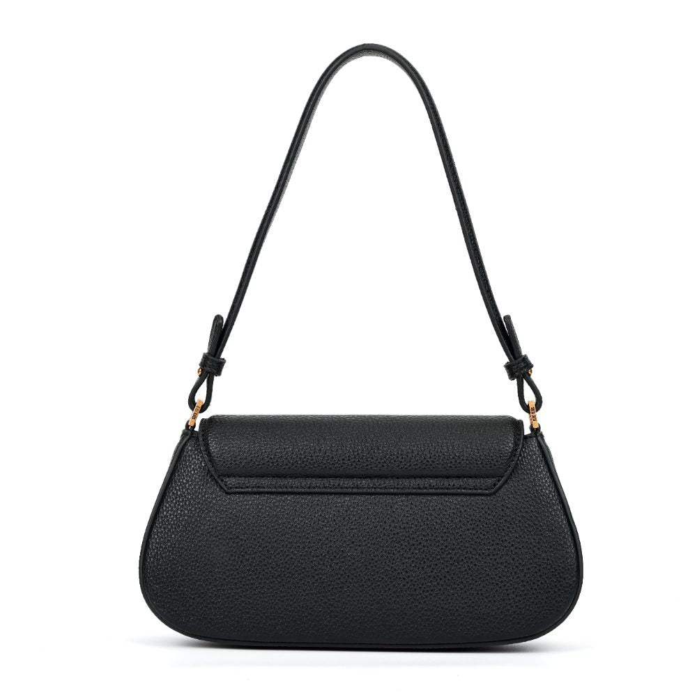 Bolsa Baguete Santa Lolla Preta Floater Alça Dupla