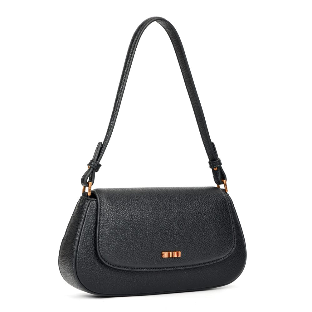 Bolsa Baguete Santa Lolla Preta Floater Alça Dupla