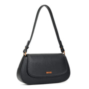 Bolsa Baguete Santa Lolla Preta Floater Alça Dupla