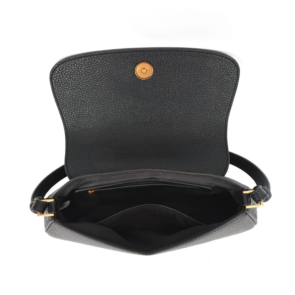 Bolsa Baguete Santa Lolla Preta Floater Alça Dupla