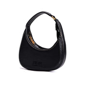 Bolsa Baguete Santa Lolla Preta Meia-Lua Floater