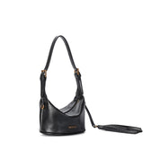 Bolsa Baguete Santa Lolla Preta Tassel Alça Ajustável