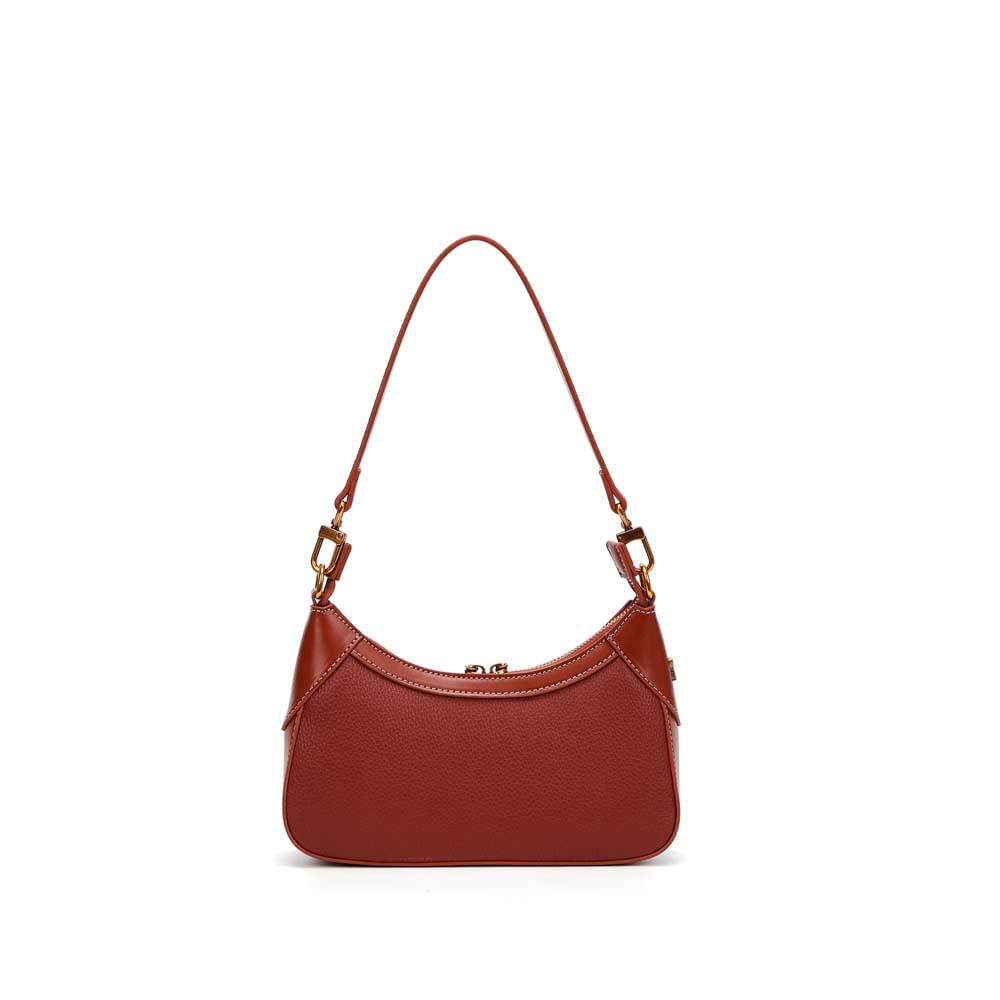 Bolsa Baguete Santa Lolla Terracota Alça Curta
