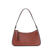 Bolsa Baguete Santa Lolla Terracota Zíper Dourado
