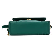 Bolsa Baguete Santa Lolla Verde Esmeralda Alça Dupla