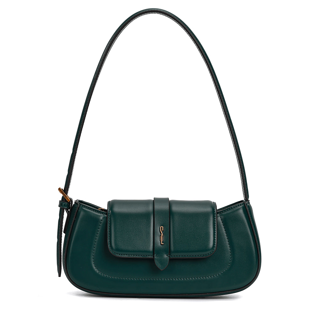 Bolsa Baguete Santa Lolla Verde Soft Alça Regulável