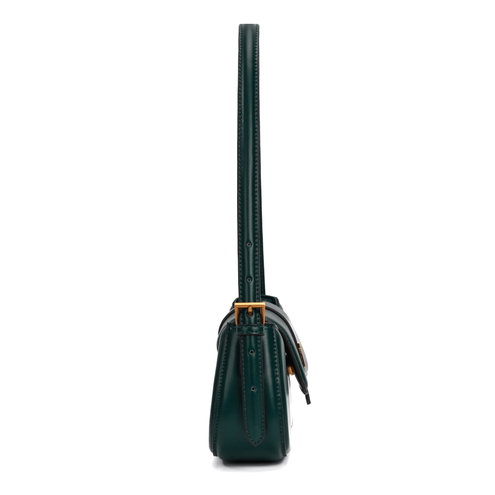 Bolsa Baguete Santa Lolla Verde Soft Alça Regulável