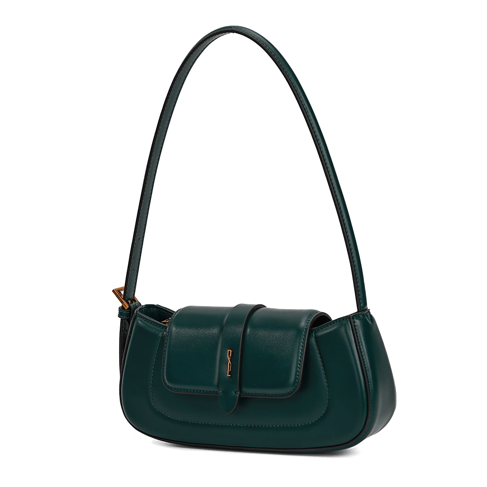 Bolsa Baguete Santa Lolla Verde Soft Alça Regulável