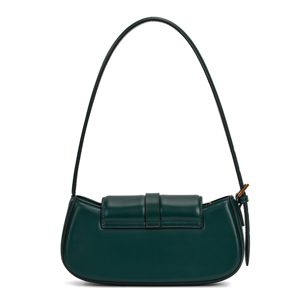 Bolsa Baguete Santa Lolla Verde Soft Alça Regulável