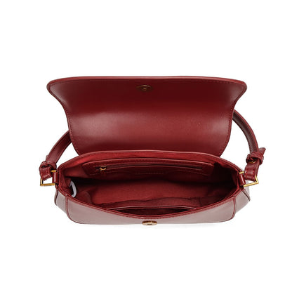 Bolsa Baguete Santa Lolla Vermelha Alça Dupla