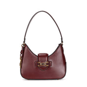 Bolsa Baguete Santa Lolla Vinho Elo Dourado