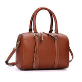 Bolsa Baú Santa Lolla Marrom Duas Alças