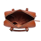 Bolsa Baú Santa Lolla Marrom Duas Alças