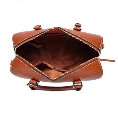 Bolsa Baú Santa Lolla Marrom Duas Alças