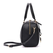 Bolsa Baú Santa Lolla Preta Duas Alças