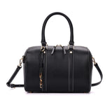 Bolsa Baú Santa Lolla Preta Duas Alças