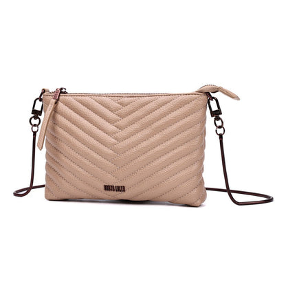 Bolsa Bege Santa Lolla Alça Corrente 