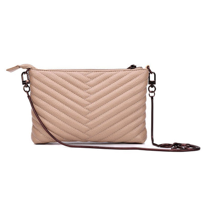 Bolsa Bege Santa Lolla Alça Corrente 