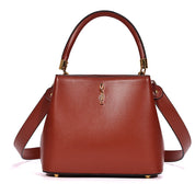 Bolsa Bucket Santa Lolla Marrom Alça Dupla