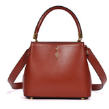 Bolsa Bucket Santa Lolla Marrom Alça Dupla
