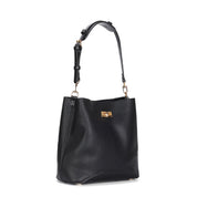 Bolsa Bucket Santa Lolla Preta Alça Dupla