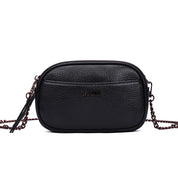 Bolsa Camera Bag Santa Lolla Preta Alça Correntes