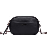 Bolsa Camera Bag Santa Lolla Preta Alça Correntes