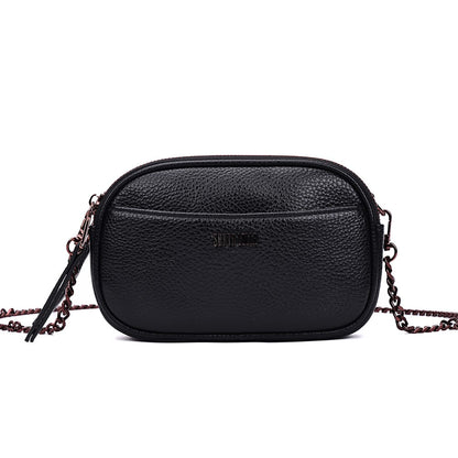 Bolsa Camera Bag Santa Lolla Preta Alça Correntes