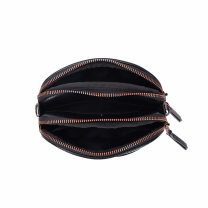 Bolsa Camera Bag Santa Lolla Preta Alça Correntes