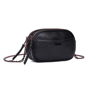 Bolsa Camera Bag Santa Lolla Preta Alça Correntes