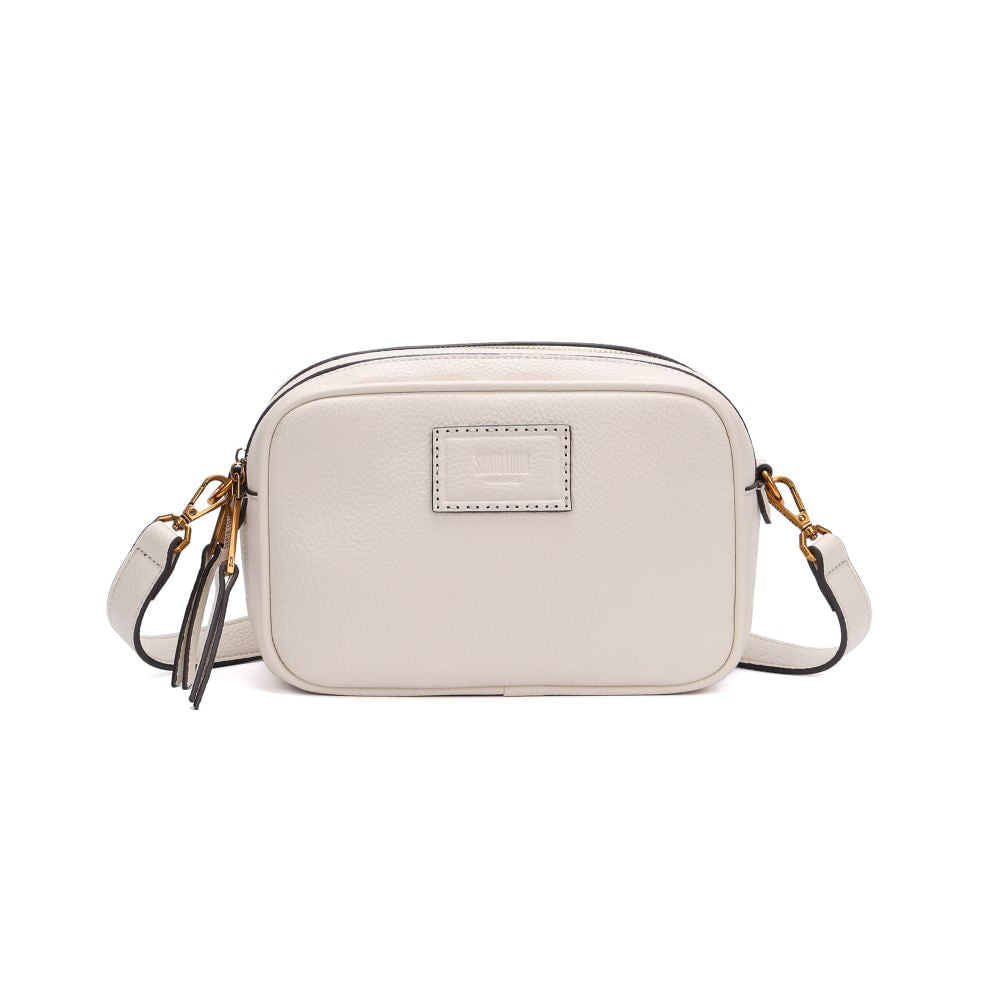 Bolsa Camera Santa Lolla Off White Alça Transversal 