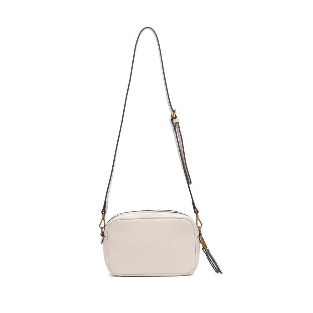 Bolsa Camera Santa Lolla Off White Alça Transversal 