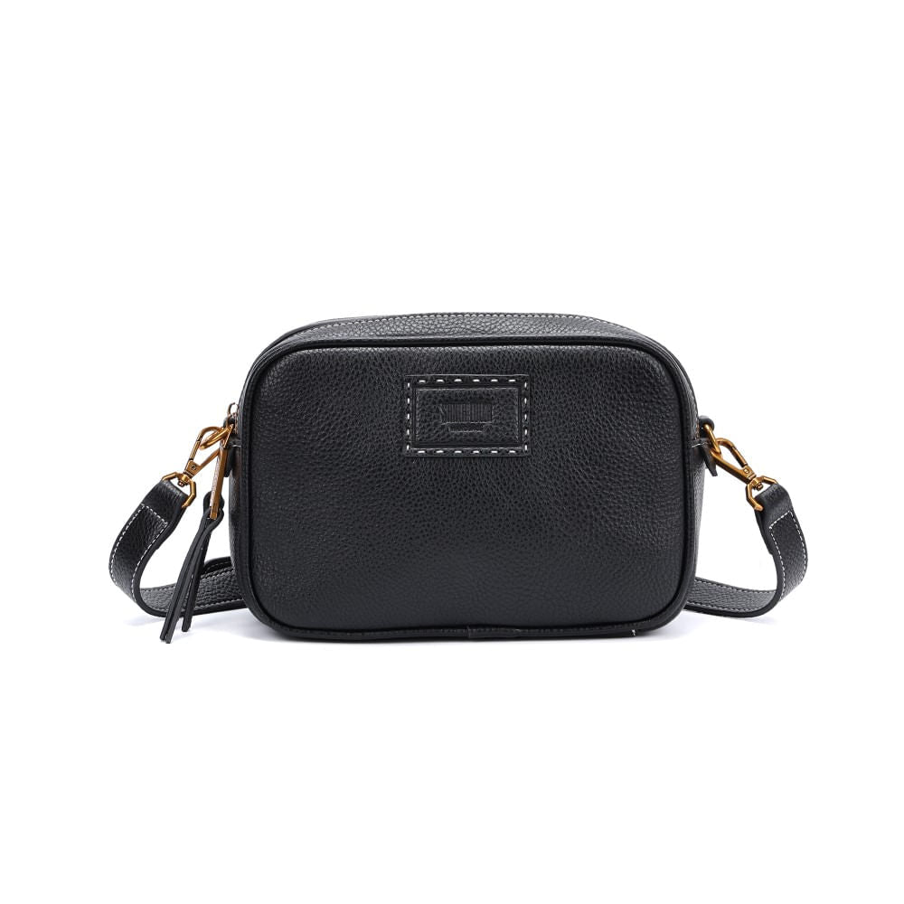 Bolsa Camera Santa Lolla Preta Alça Transversal