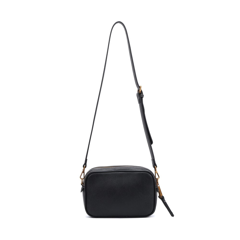 Bolsa Camera Santa Lolla Preta Alça Transversal