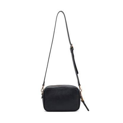 Bolsa Camera Santa Lolla Preta Alça Transversal