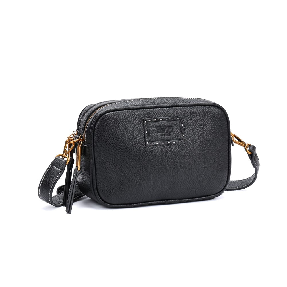 Bolsa Camera Santa Lolla Preta Alça Transversal