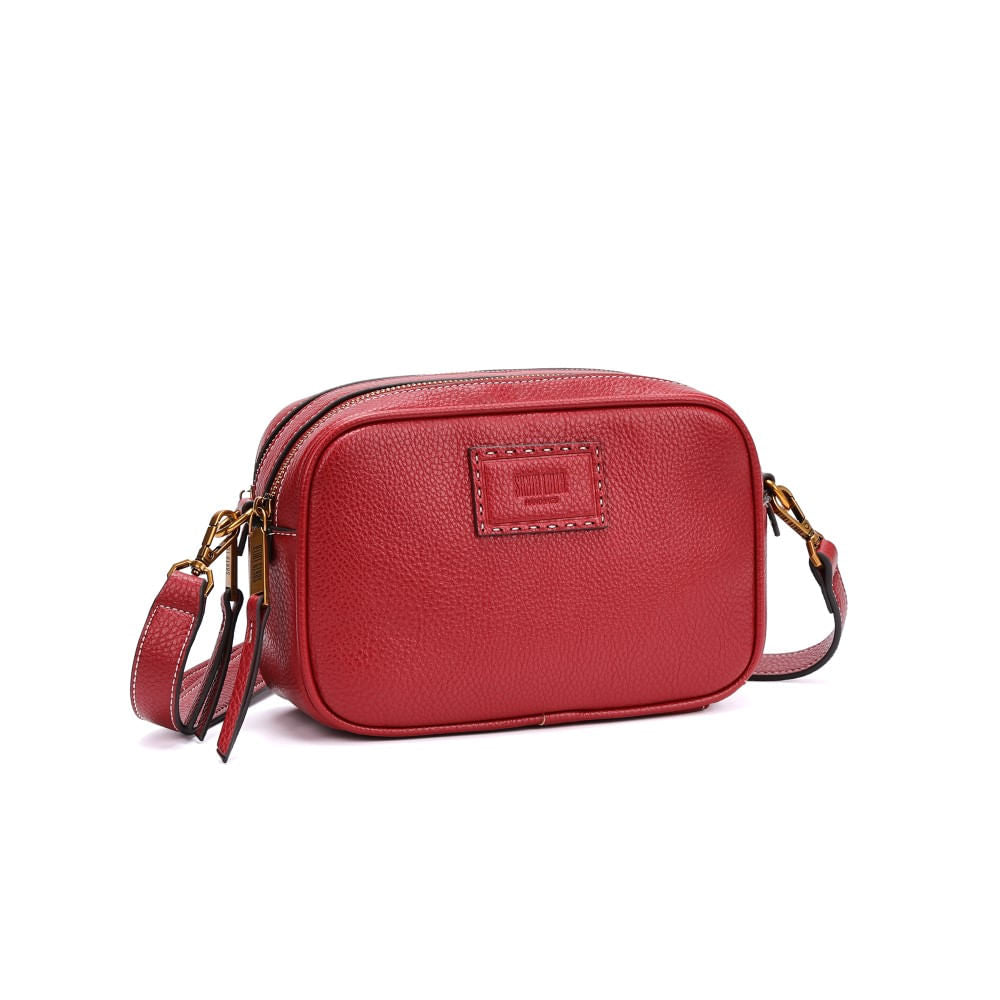 Bolsa Camera Santa Lolla Vermelha Alça Transversal